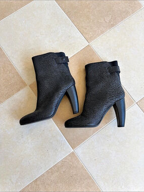 Tibi Black Heeled Ankle Boots EU 37